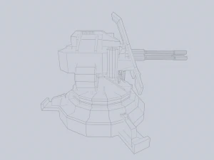 Torreta prototipo Modelo 3D