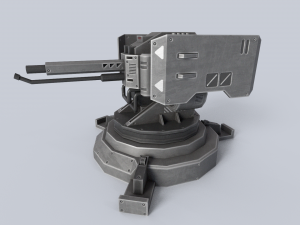 Prototype turret 3D Model