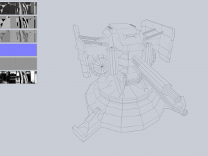 Prototype turret 3D Model
