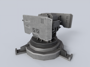 Prototype turret 3D Model
