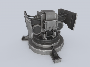 Prototype turret 3D Model