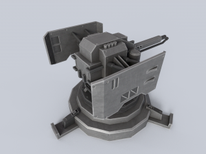 Prototype turret 3D Model