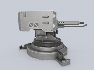 Prototype turret 3D Model