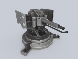 Prototype turret 3D Model