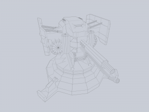 Prototype turret 3D Model