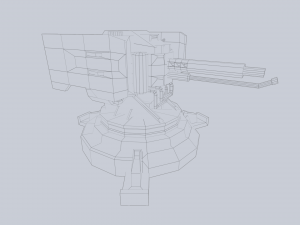 Prototype turret 3D Model