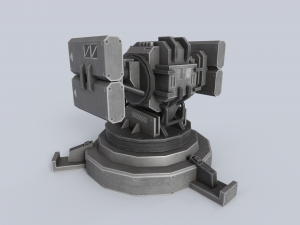 Prototype turret Modelo 3D