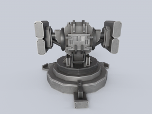 Prototype turret Modelo 3D