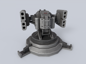 Prototype turret Modelo 3D