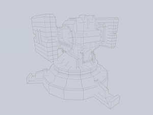 Prototype turret Modelo 3D
