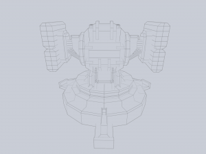 Prototype turret Modelo 3D