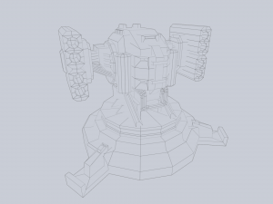 Prototype turret Modelo 3D