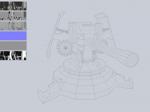 Prototype turret 3D Model
