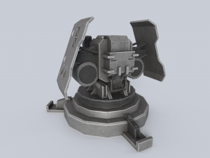 Prototype turret 3D Model