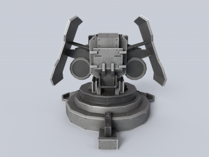 Prototype turret 3D Model