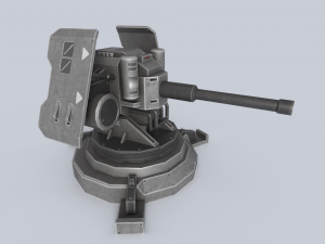 Prototype turret 3D Model