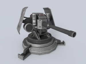 Prototype turret 3D Model