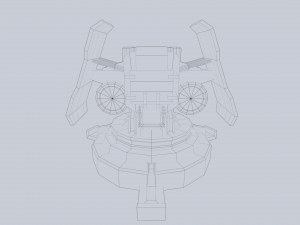 Prototype turret 3D Model