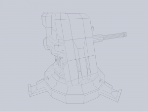 Prototype turret 3D Model