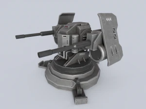 Prototype turret collection 3D Model