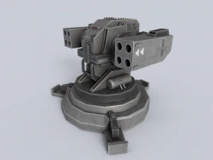 Prototype turret collection 3D Model