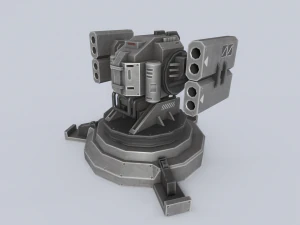 Prototype turret collection 3D Model