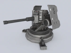 Prototype turret collection 3D Model