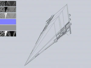 Obcy statek Model 3D
