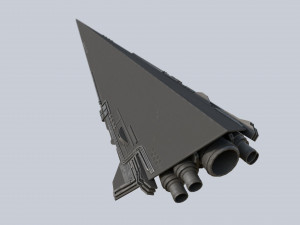 Alien ship 3D मॉडल