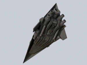 Obcy statek Model 3D