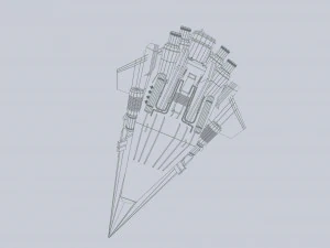 Obcy statek Model 3D