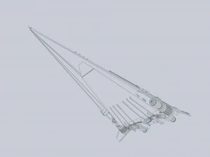 Obcy statek Model 3D