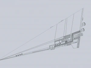 Obcy statek Model 3D