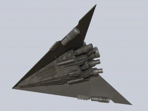 Nave aliena Modello 3D