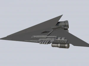 Nave aliena Modello 3D