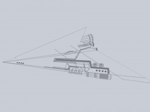 Alien ship Modelo 3D