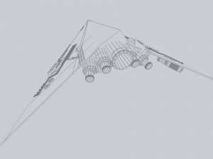 Alien ship Modelo 3D