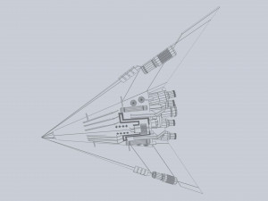 Alien ship Modelo 3D