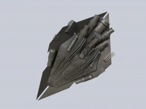 Alien ship 3D Model