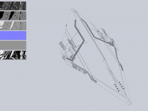 Alien ship 3D 모델