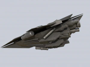 Alien ship 3D Model
