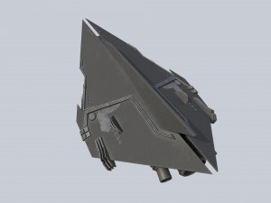 Alien ship 3D 모델