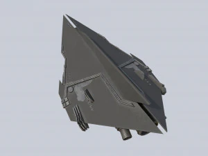 Alien ship 3D Model