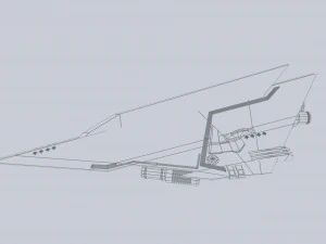 Alien ship 3D Model