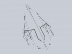 Alien ship 3D 모델