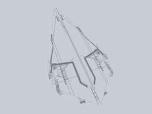 Alien ship 3D Model