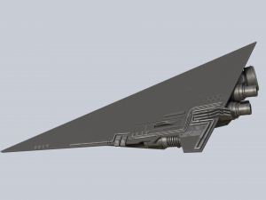 Alien ship collection 3D Model