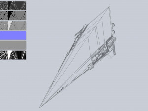 Alien ship collection 3D Model