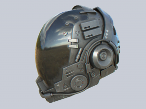 Scifihelmet 3D Model