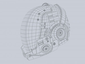 Scifihelmet Model 3D